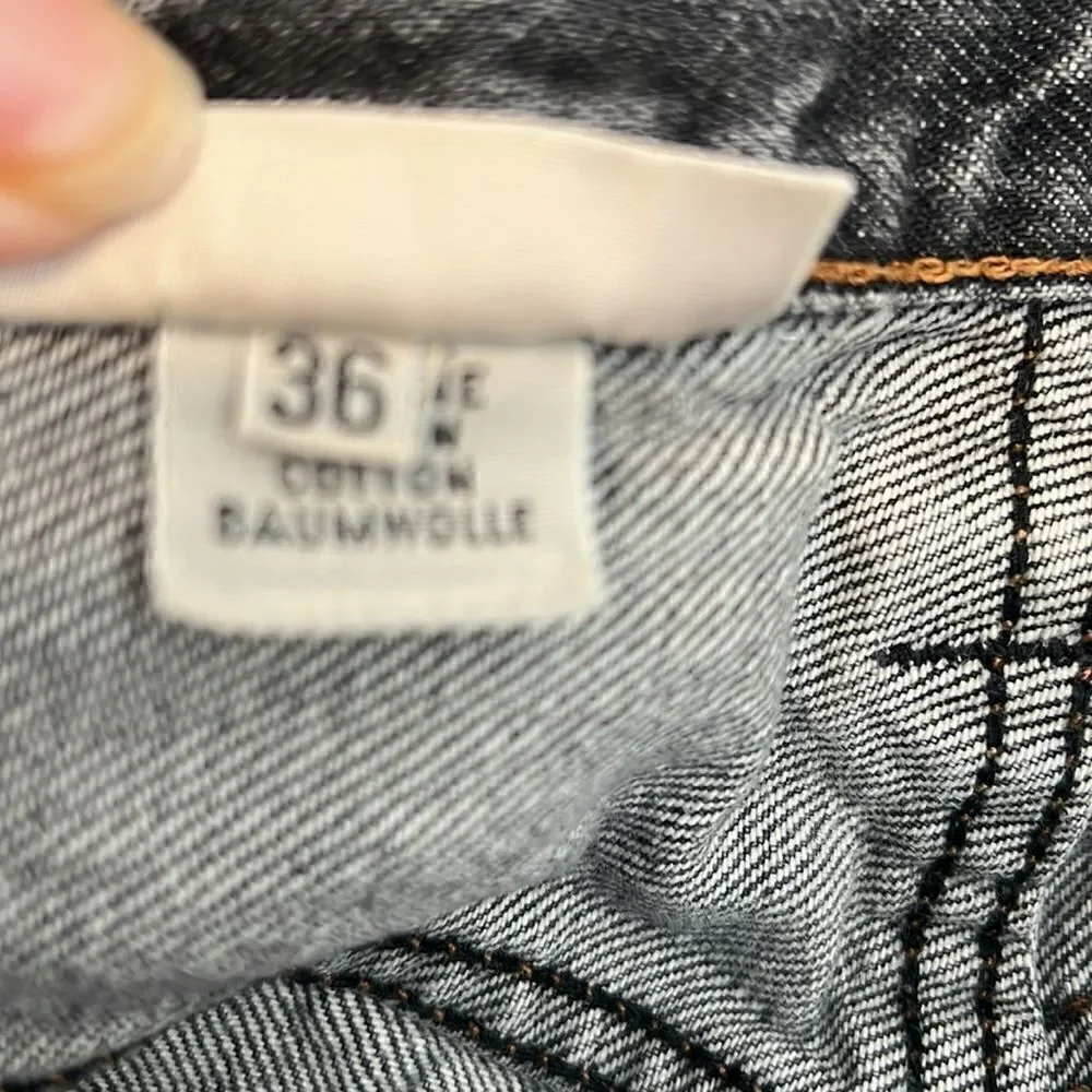 Replay men’s size 36 901 button front faded black jeans GUC